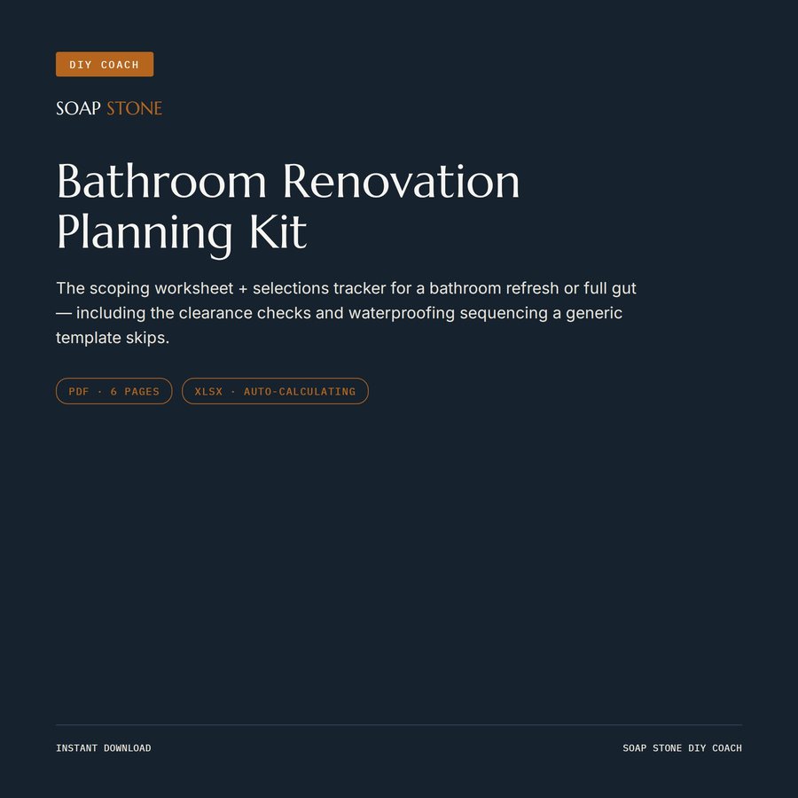 Bathroom Renovation Planning Kit cover