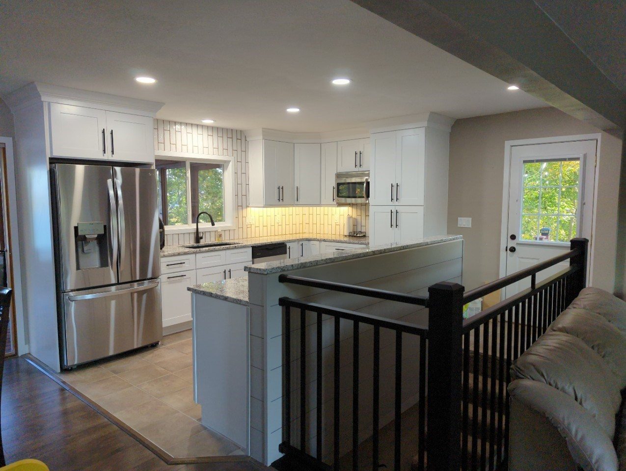 White shaker kitchen remodel
